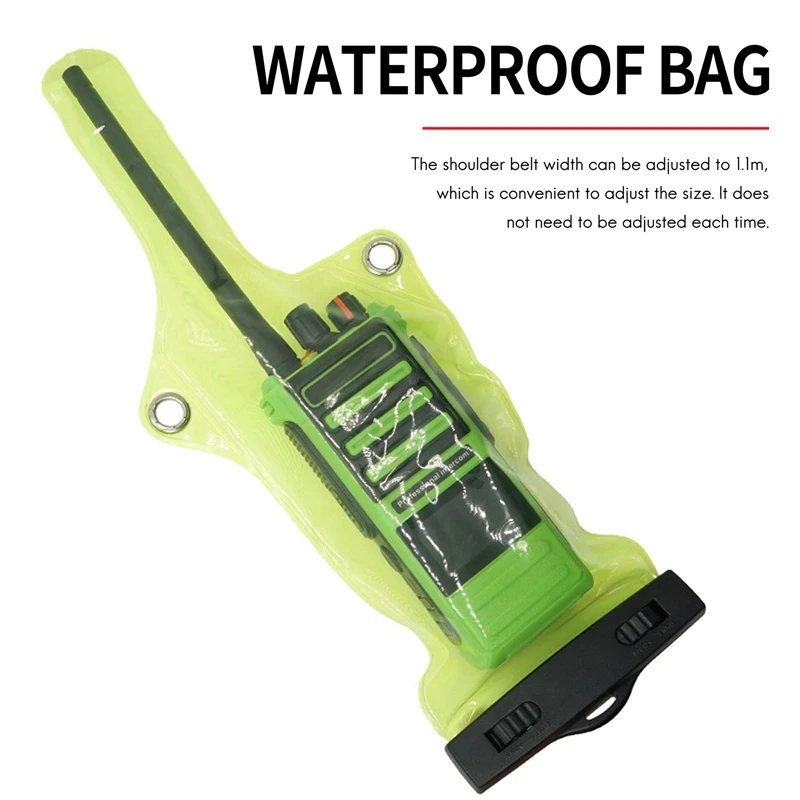 Universal Waterproof Sets/Holster Case Holder For Walkie Talkie Ham Radio Hf Transceiver J6309G