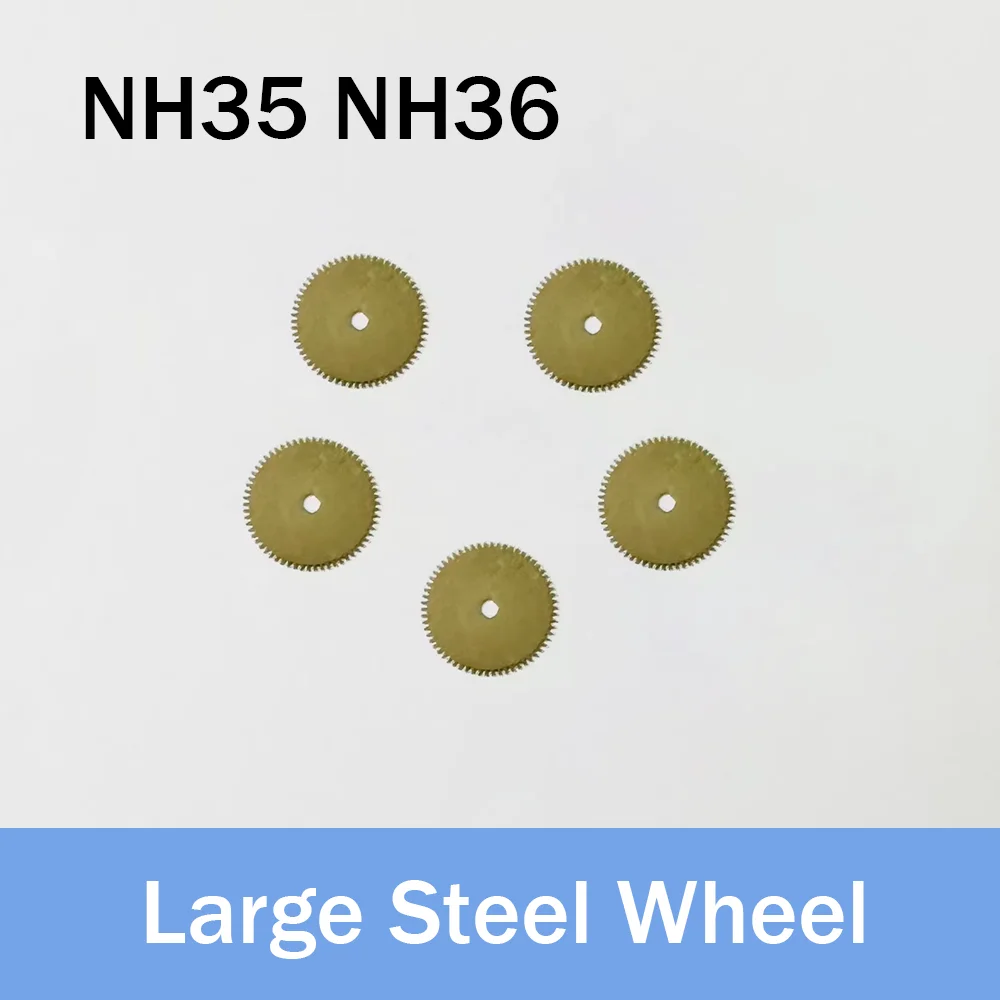 

Watch Accessories Suitable for NH35 NH36 Movements Large Steel Wheel Watch Repair Parts