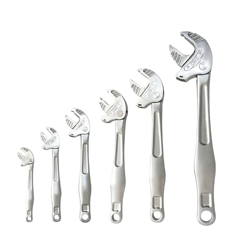 

Heavy-Duty Industrial Crab Claw Wrench Self-Adjusting Ratchet Wide Jaw For Automotive Piping Manufacturing