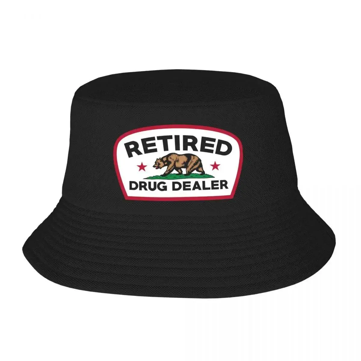 

2025 New Custom Retired Drug Dealer Beach Bucket Hat Men Women Unisex Funny California Summer Fisherman Cap