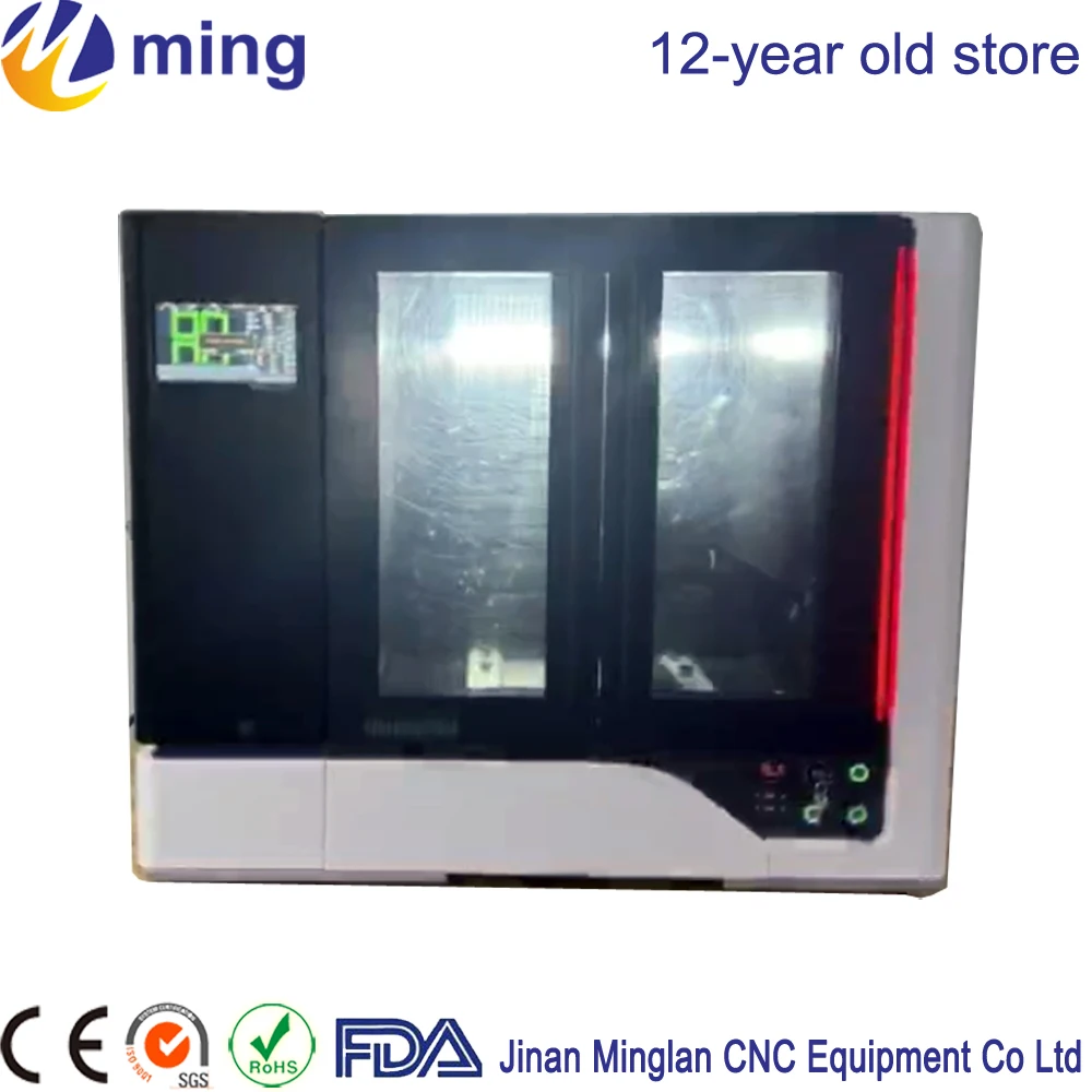 Nuovo Mini Taglio di metalli 2030 6050 6090 Piccola tagliatrice laser a fibra 800W 1500W per metallo dorato Acciaio inossidabile