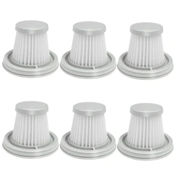 6PCS HEPA Filter for XIAOMI MIJIA Handy Vacuum Cleaner Home Car Mini Wireless Washable Filter Spare Parts Accessories