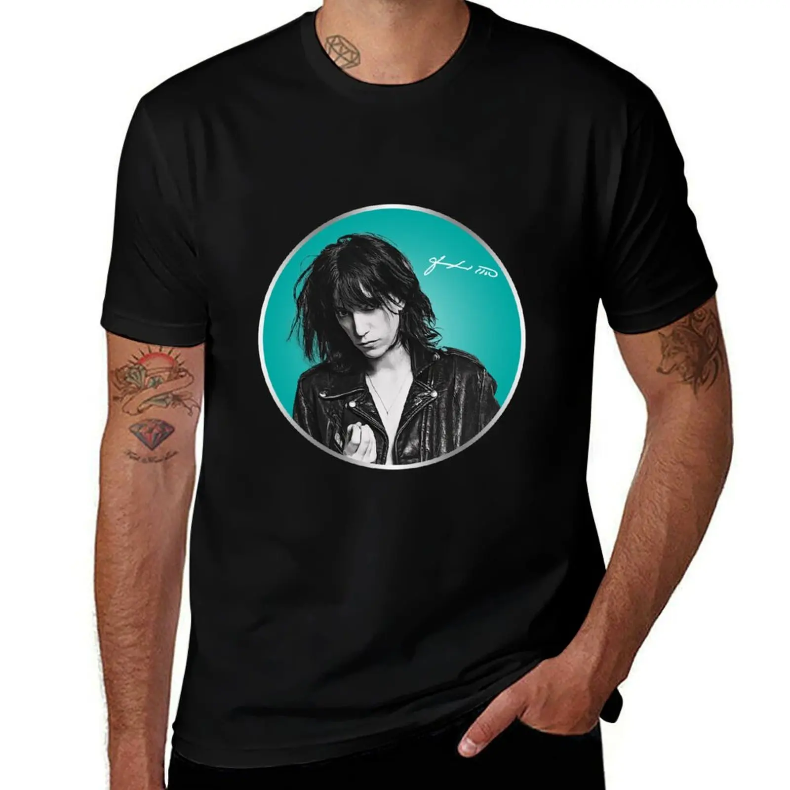 Signature Patti Smith Gifts For Fans T-Shirt shirts graphic Blouse anime shirt vintage graphic tee black t-shirts for men