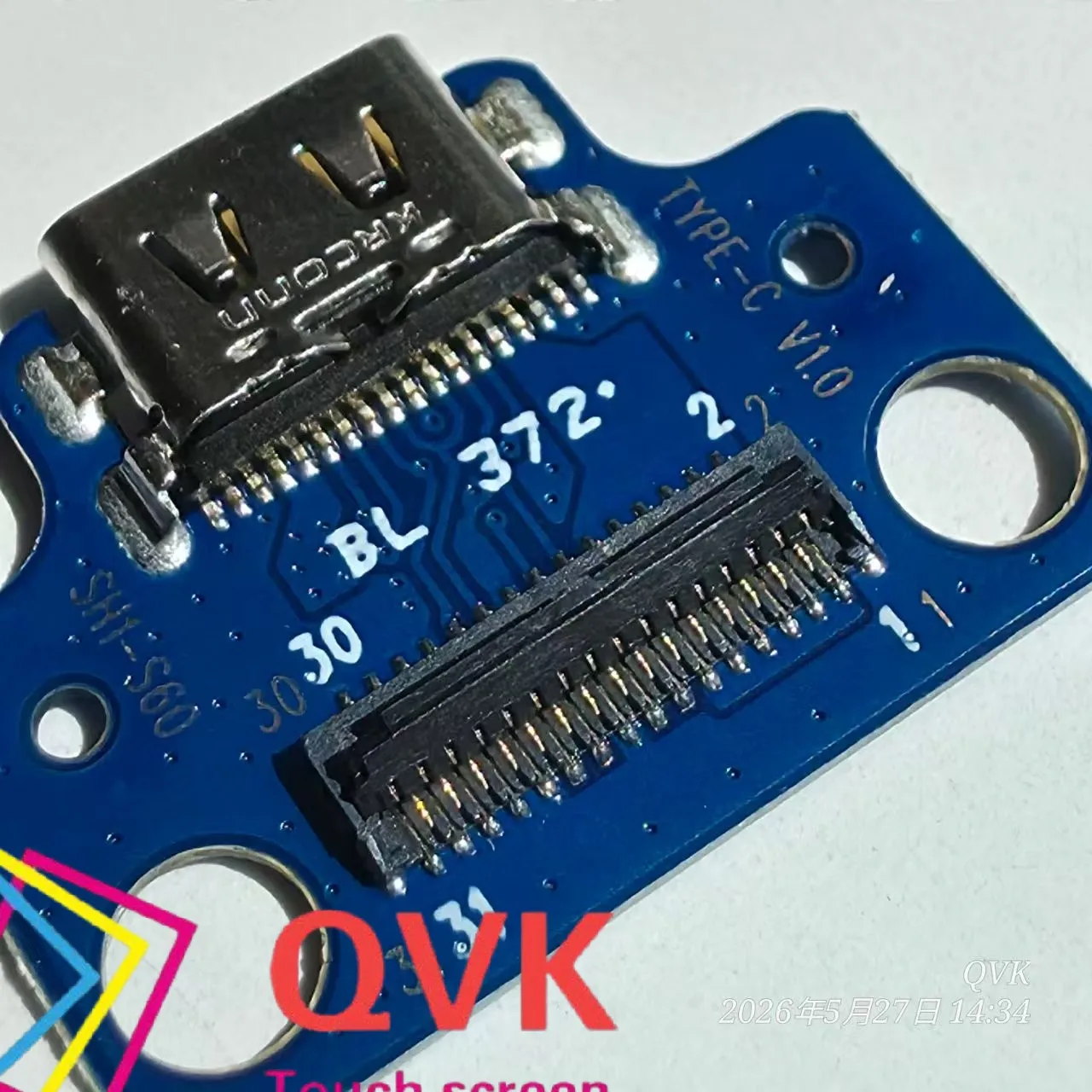 Original USB Board for BL 372 SH1-S60 TYPE-C V1.0 Tablet USB Charging Dock Charger Circuits Mobile Phone Accessories Replacement