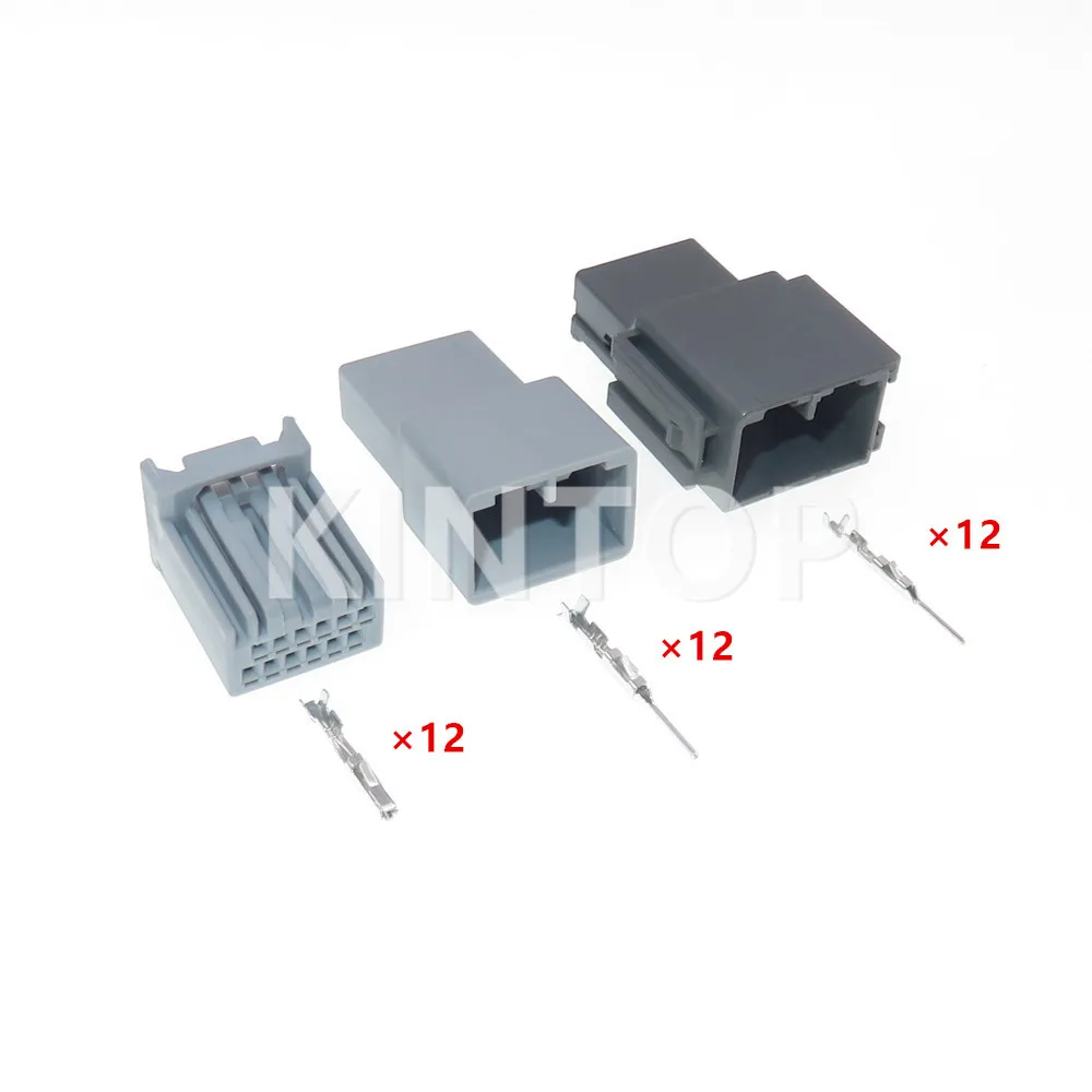 1 Set 12 Pins Auto AC Assembly Plastic Housing Connector with Wires Car Host Instrument Wire Socket MX34012SF1 MX34012PF1