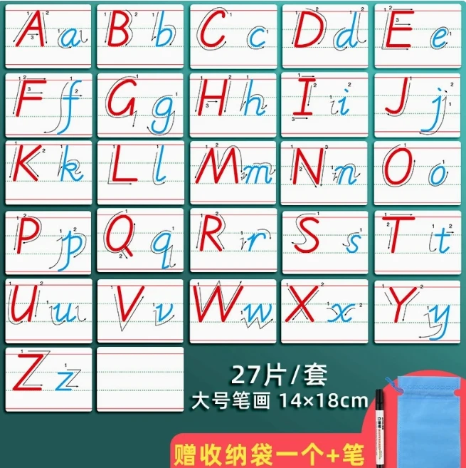 

1 Set Large Magnetic Alphabet Letters For Fridge Uppercase Lowercase Letter Kit Educational Preschool Learning Set Montessori