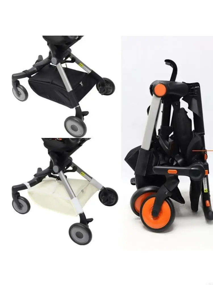 CORB Compact Strollers Bottom Basket Water Resistant Fabric Universal Secure Newborn Pram Bottom Bag