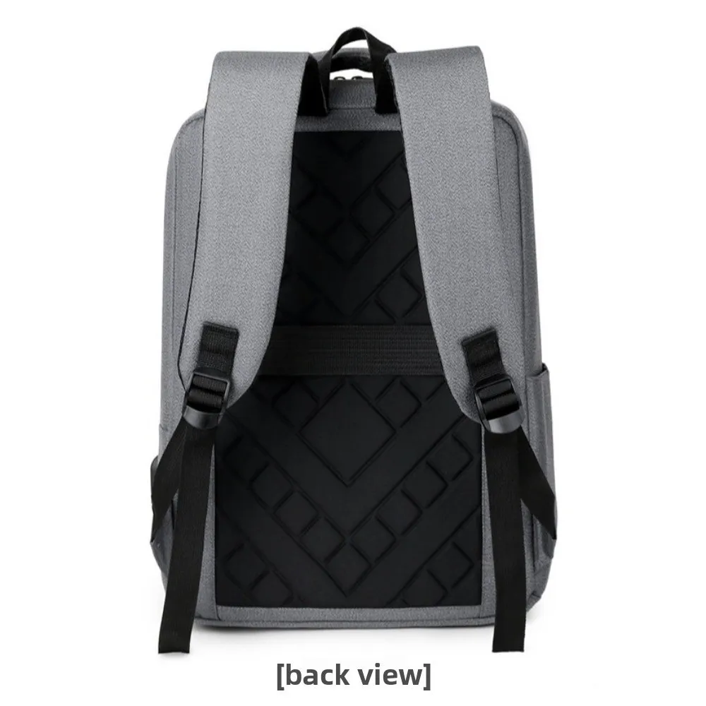 حقيبة ظهر أكسفورد كوث ذات سعة كبيرة مع منفذ شحن USB متعدد الطبقات حقيبة مدرسية للطلاب حقيبة كمبيوتر محمول للترفيه في الشارع