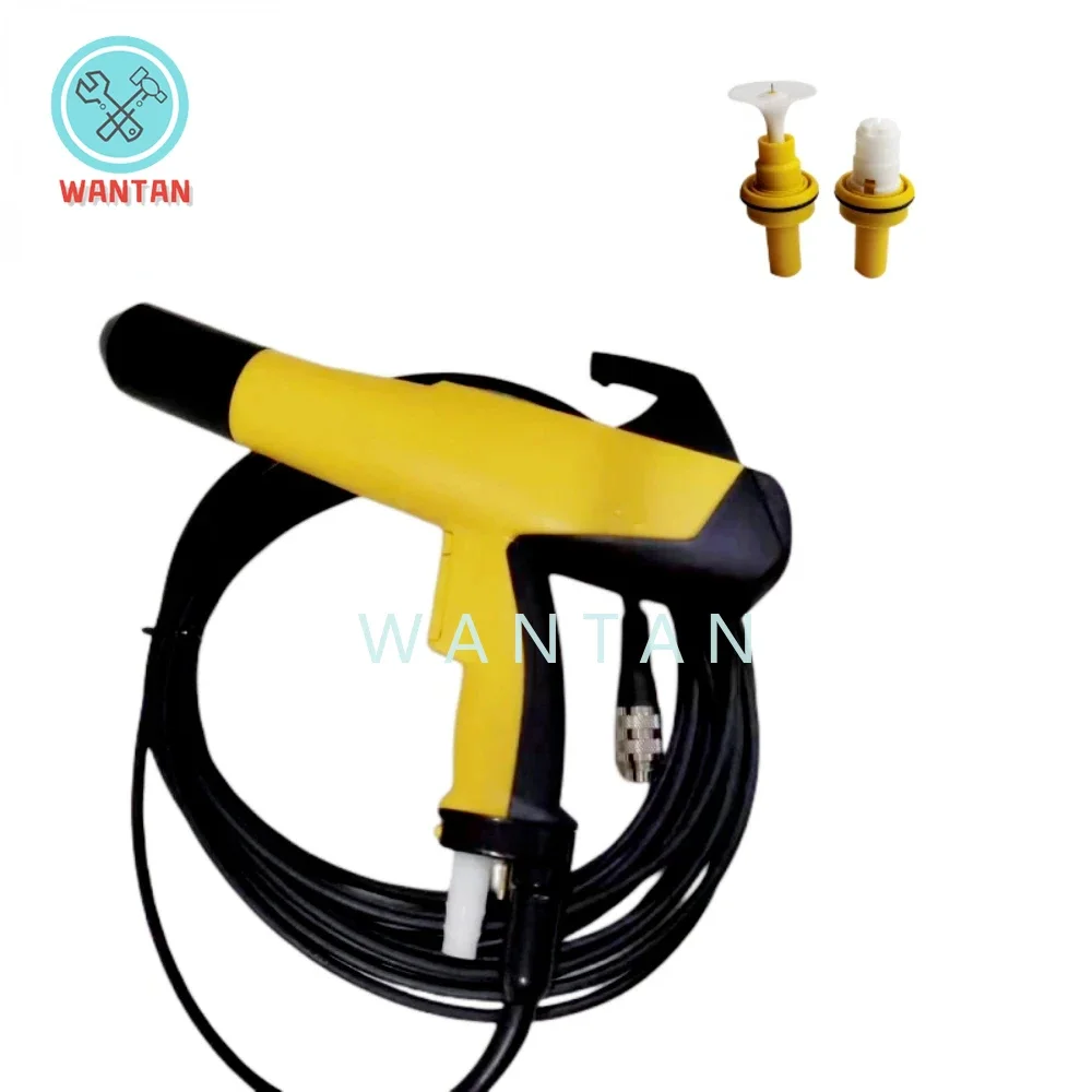 

Electrostatic Manual Powder Spray Gun Electrostatic Spray Gun for Wagner PEM-X1 with Nozzle Group and Wire High Quality