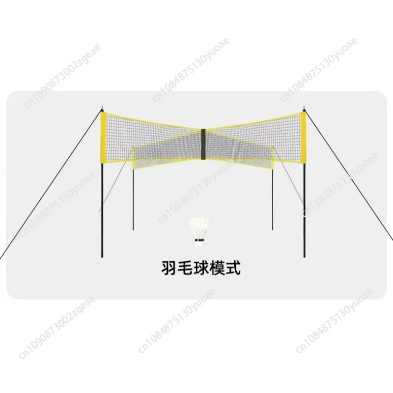 Outdoor Sports Equipment Portable Volleyball Combo Net Set Beach Volleyball Net