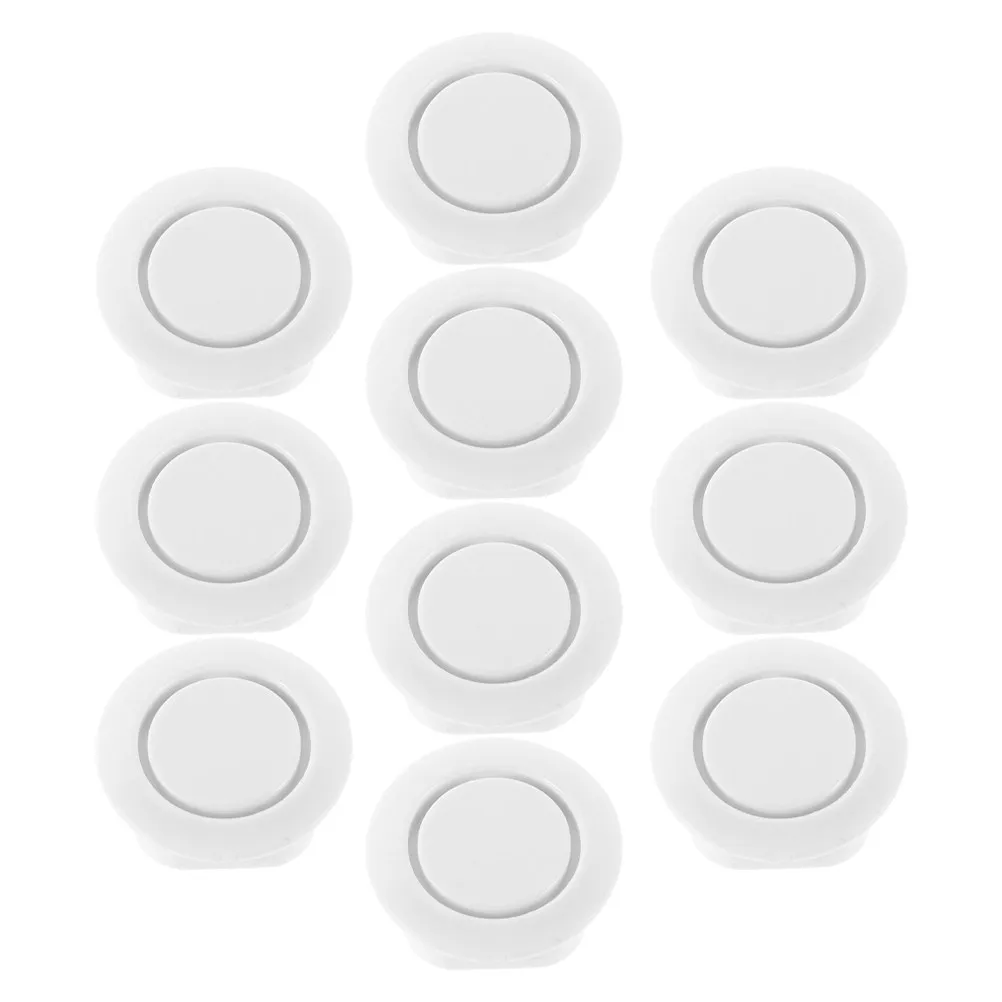 10Pcs Bumper Hole Plugs Radar Hole Covers Plastic Car Body Caps Front Rear Protective Covers Auto Bumper Plugs