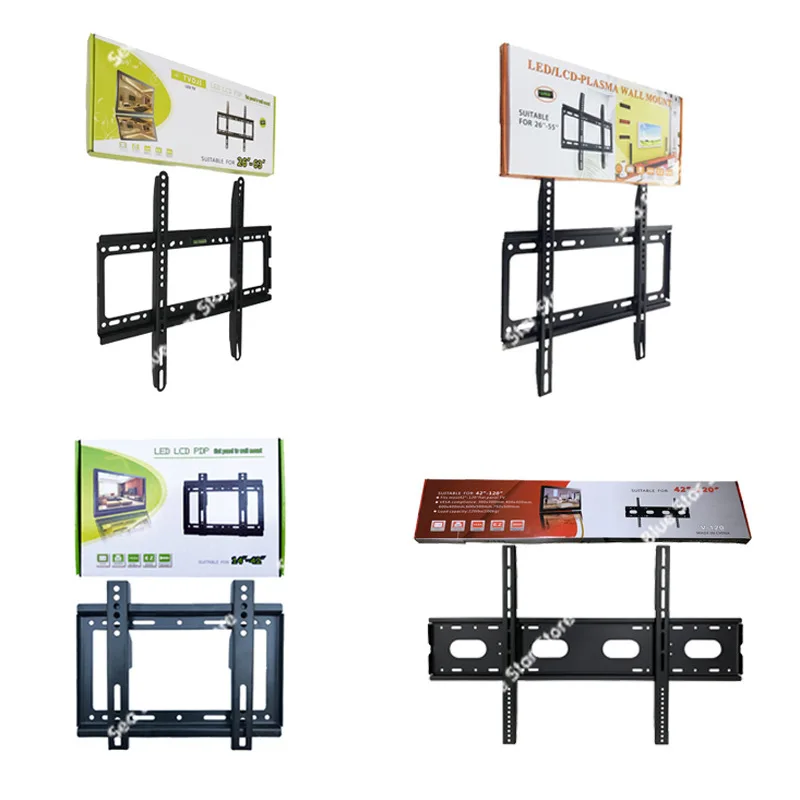 TV hangers 14-120 inch full series of general LCD TV hangers, integrated fixed wall-mounted wall brackets