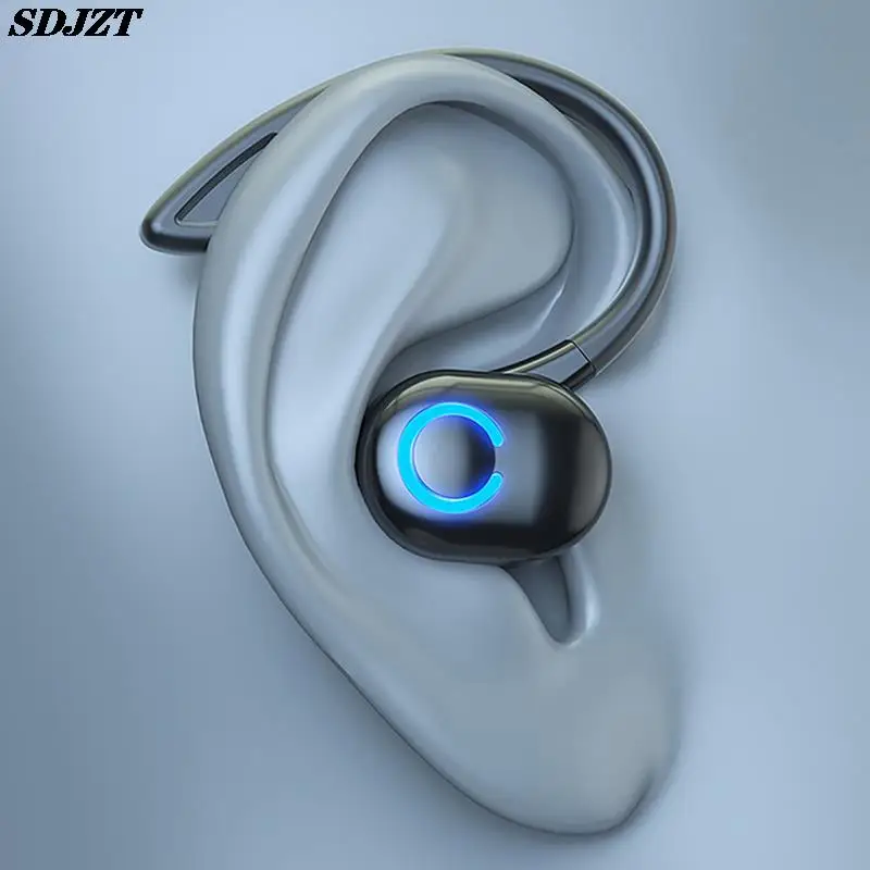 W6 سماعات بلوتوث لاسلكية الرياضة تشغيل سماعة لاسلكية واحدة سماعات الأذن HiFi ستيريو الحد من الضوضاء الموسيقى سماعة