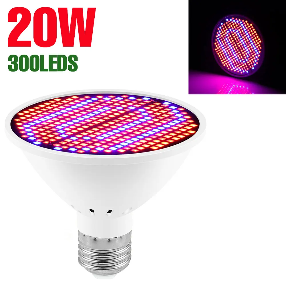 20W E27 Led Grow Gloeilamp AC220V Volledige Spectrum Teelt Lamp 110V 10W 15W Voor indoor Ingemaakte Fruit Groenten Plant Growbox