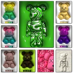 1PC Cartoon Cute Beer Graffiti Cartoon Character FLUID BEAR Art Poster Paper Print Home Living Bedroom Entrance Bar Restaurant