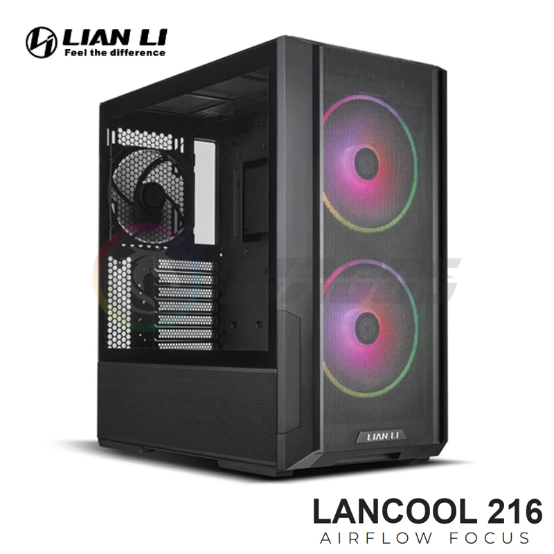 LANCOOL 216 Computer Case Gaming PC Chassis For E-ATX/M-ATX/Mini-ITX,Support ATX PSU 392mm Graphics Card 280/360 Water Cooling