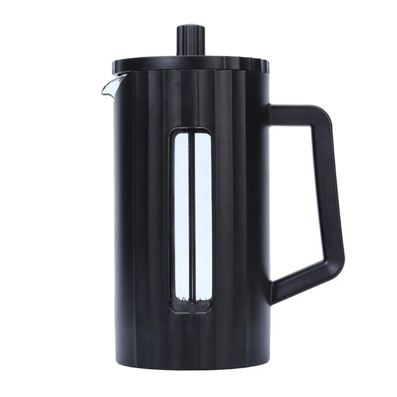 SEWS-French Press Coffee Maker High Borosilicate Glass House Coffee Brewer Milk Foam Frother Barista Tea Maker