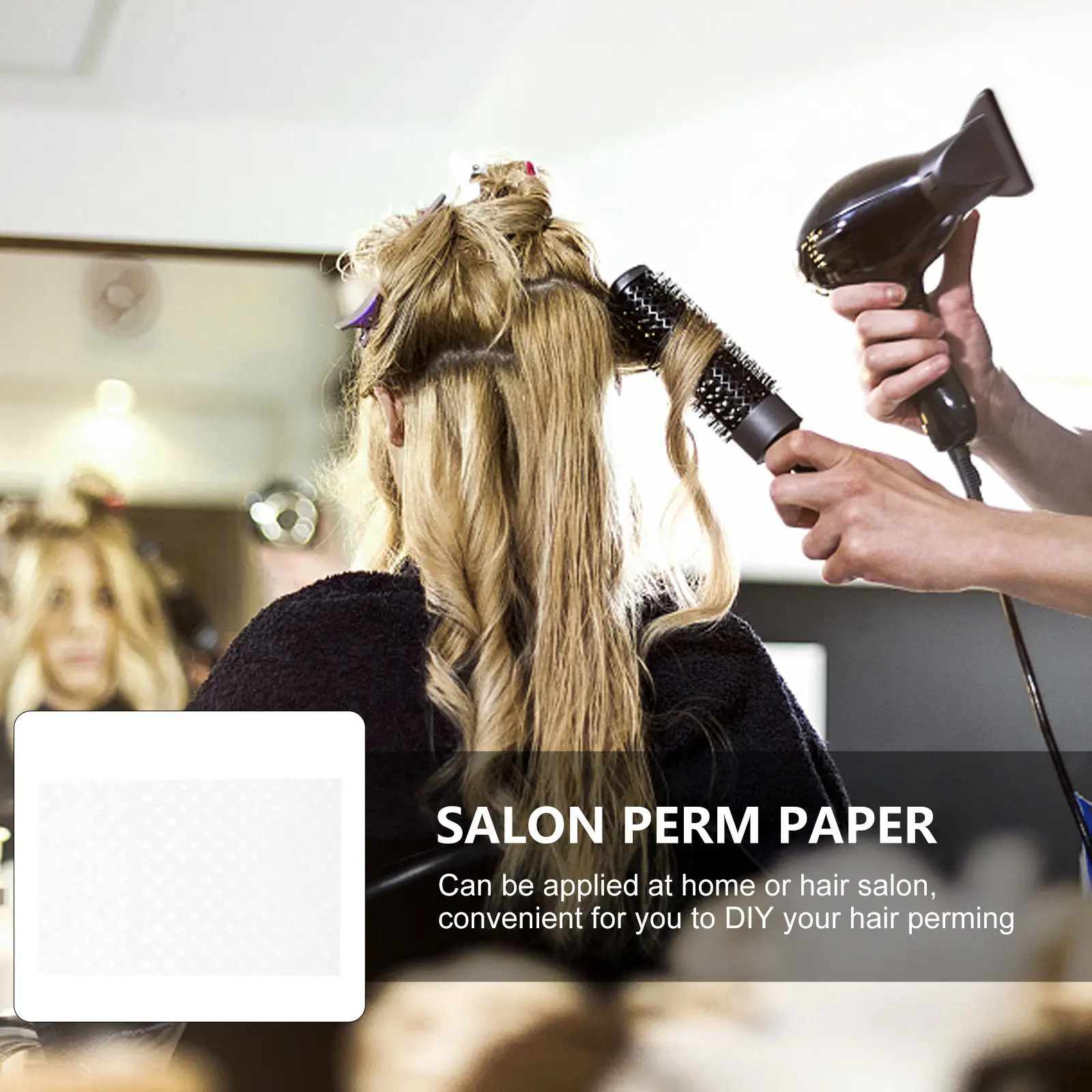 1000Sheets Perm Paper Professional Hairdressing Perm Sheet Strong Firm Scalable Penetrable Safe Hygienic for Salon Barber Shop