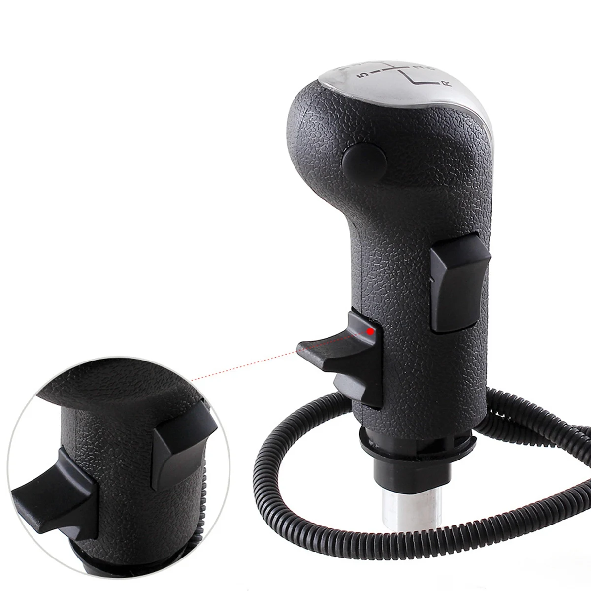 6Pin Truck Electric Gear Shift Knob 8 Speed+R Gear Lever Shift for MAN TGA 81326200091 Truck Accessories