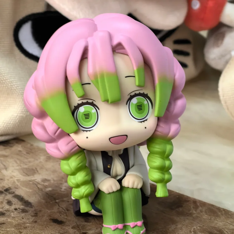 

1-8p Anime Demon Slayer Look Up Series Kanroji Mitsuri Tokitou Muichirou Figures Movable Doll Set Collection Surprise Gift Toys