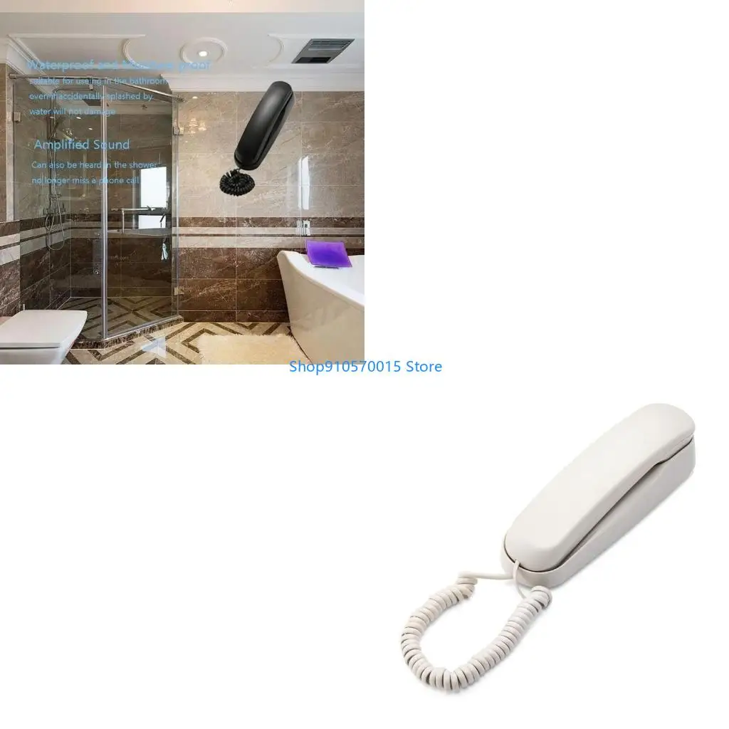 B95C TC990 Landline Telephone with Mute-, Pause, and Redial Functions Easy to Install Intelligent Caller Home Phone