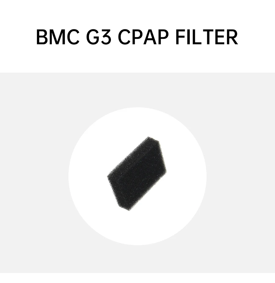 CPAP Foam Filter BMC Premium Disposable Universal Filters Supplies for BMC G2S A20/C20 GII E-20C/E-20A G3 M1 Mini CPAP Machine