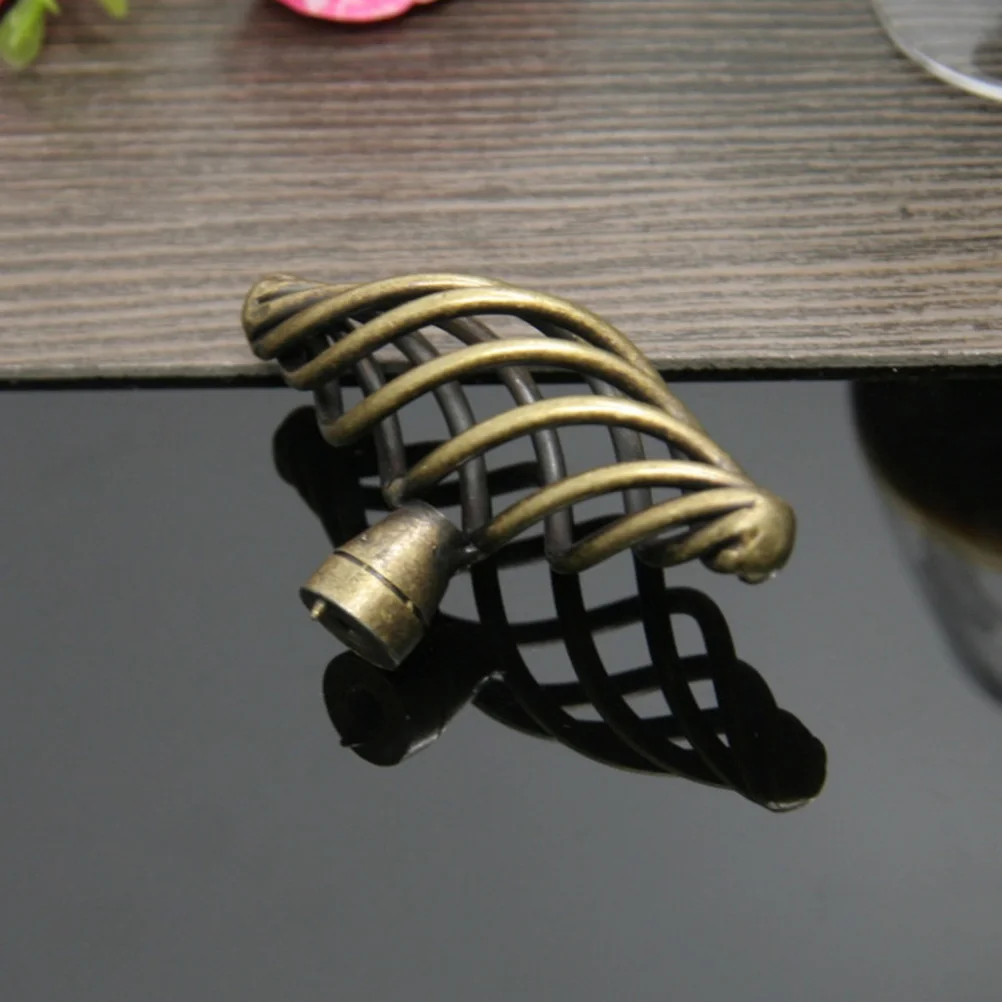 

4Pcs Bird Cage Cabinet Knobs Alloy Drawer Pulls Nordic Style Durable Wearable for Kitchen Furniture Wardrobe Desk