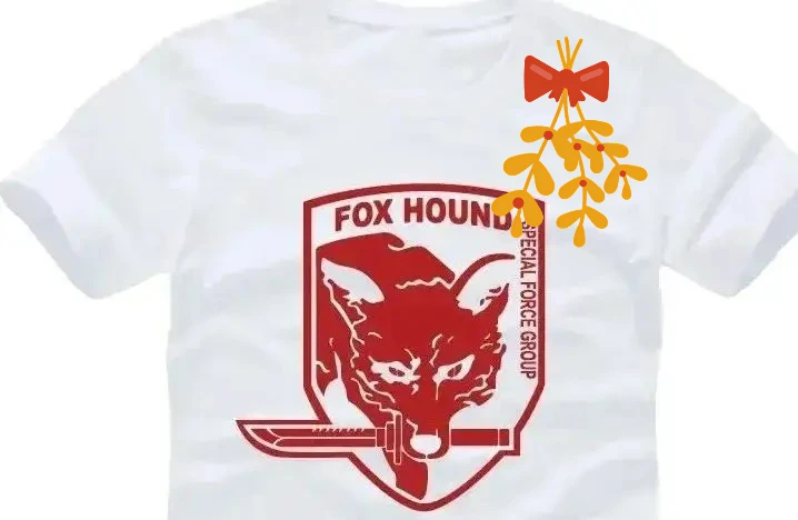Hot Sale Fox Hound Special Forces Group Logo T-Shirt 100% Cotton O-Neck Summer Short Sleeve Casual Mens T-shirt Size S-3XL