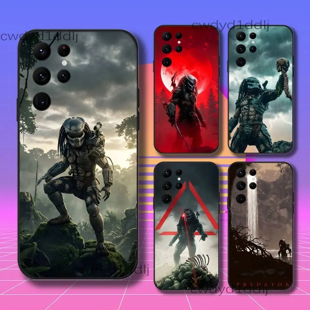 

The P-Predator Phone Case For Samsung S10,S21,FE,S21 ,S26,S25,S24,S23,Ultra,S9,S22,Plus Black Shockproof TPU