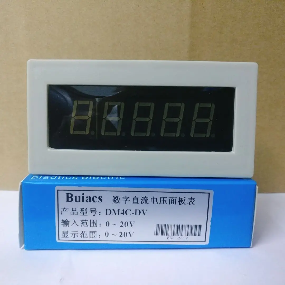 Jianli BUIACS Panel DC Digital Voltmeter Ammeter DM4C-DA DM4C-DV