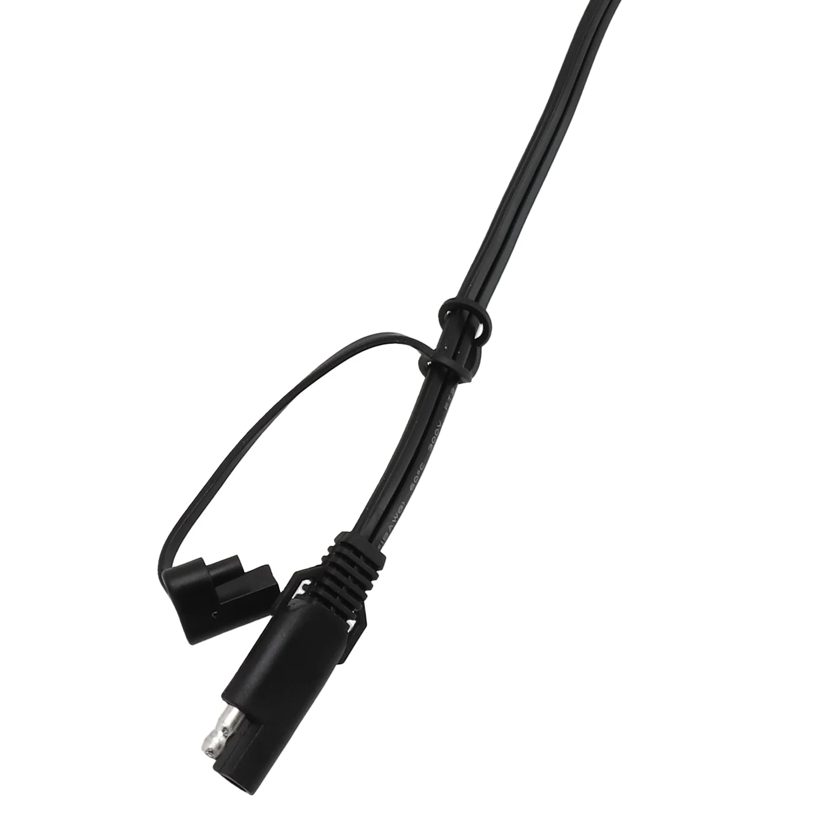Battery Charger Cable 12V Accessories Black Car Charger Connector Extension Cable Replacement SAE To Ring Spare Parts Terminal