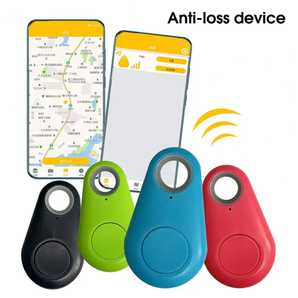 Mini Anti-Lost Tracker Portable Water Drop Precise Positioning Check Location Bluetooth-compatible Long Standby Key Locator