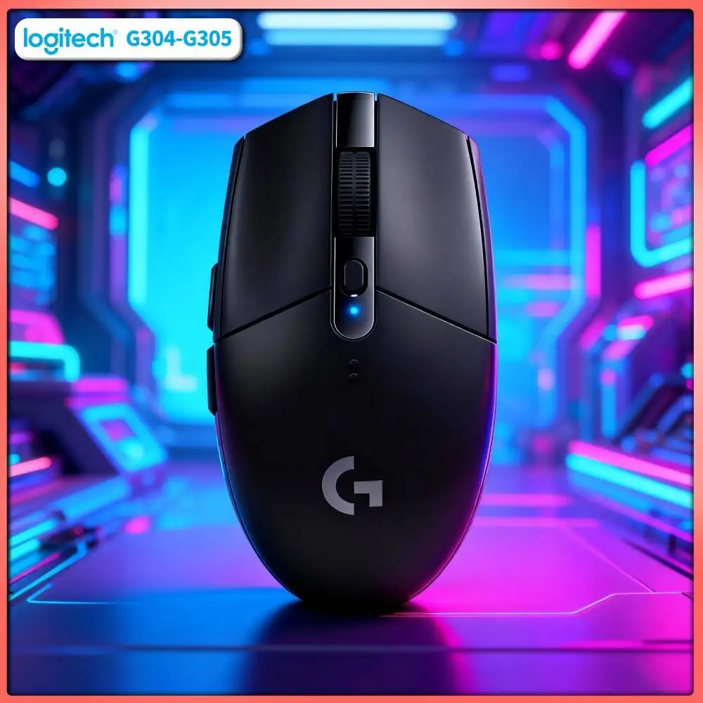 G305 Gaming Mouse by Logitech, 12000 DPI HERO, 6 Programmable Keys, 250h Battery, PC Mac Seamless Connection Tool Accessory