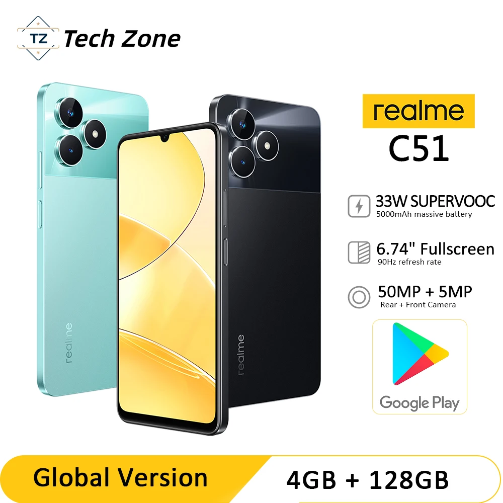 مراجعة شاملة لهاتف realme C51 بمواصفات 50MP وشحن سريع 33W – هل يستحق الشراء؟