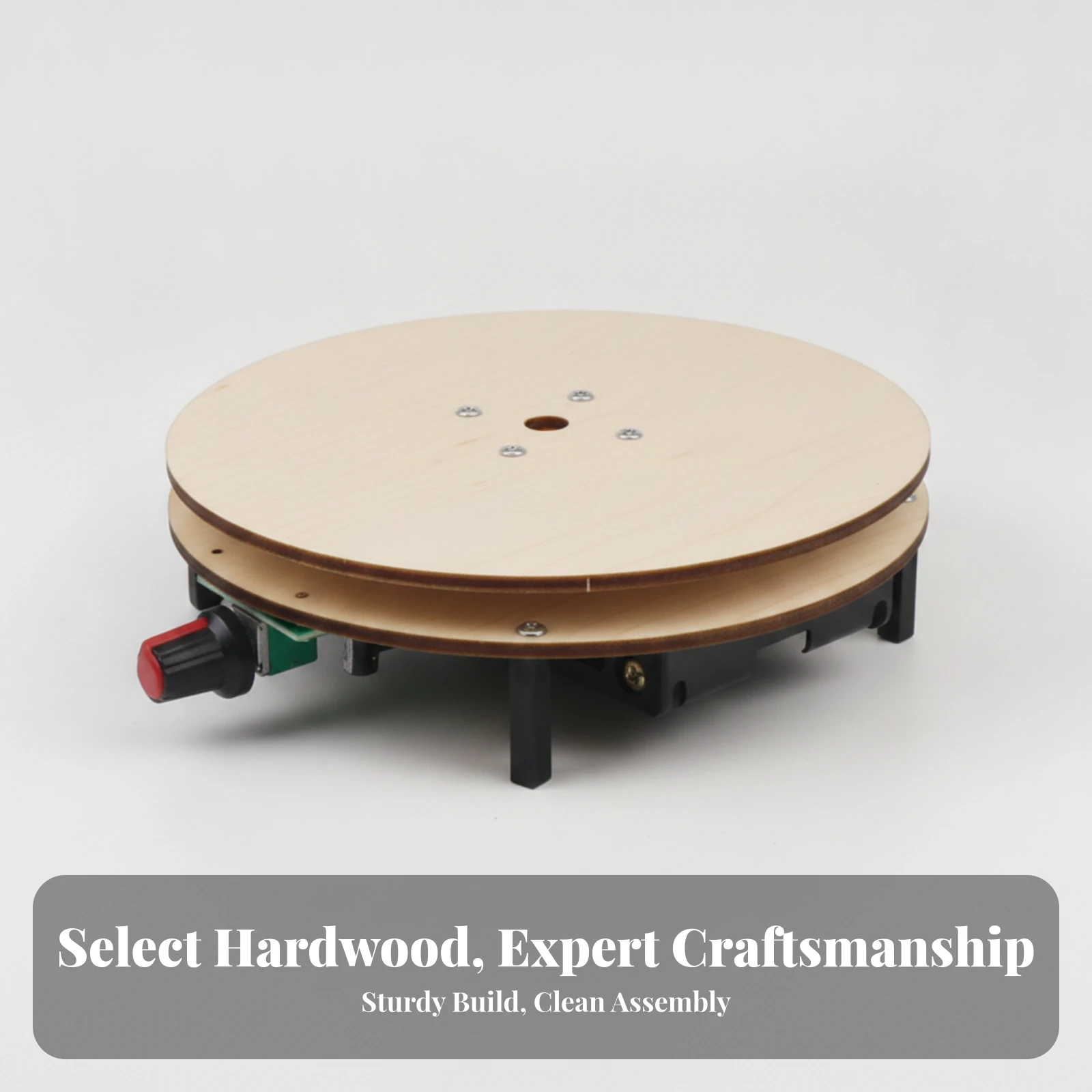 Electric Rotating Platform Kit Hands-on DIY Rotating Platform with Motor Turntable Multi-Angle Automatic for Hobby Makers