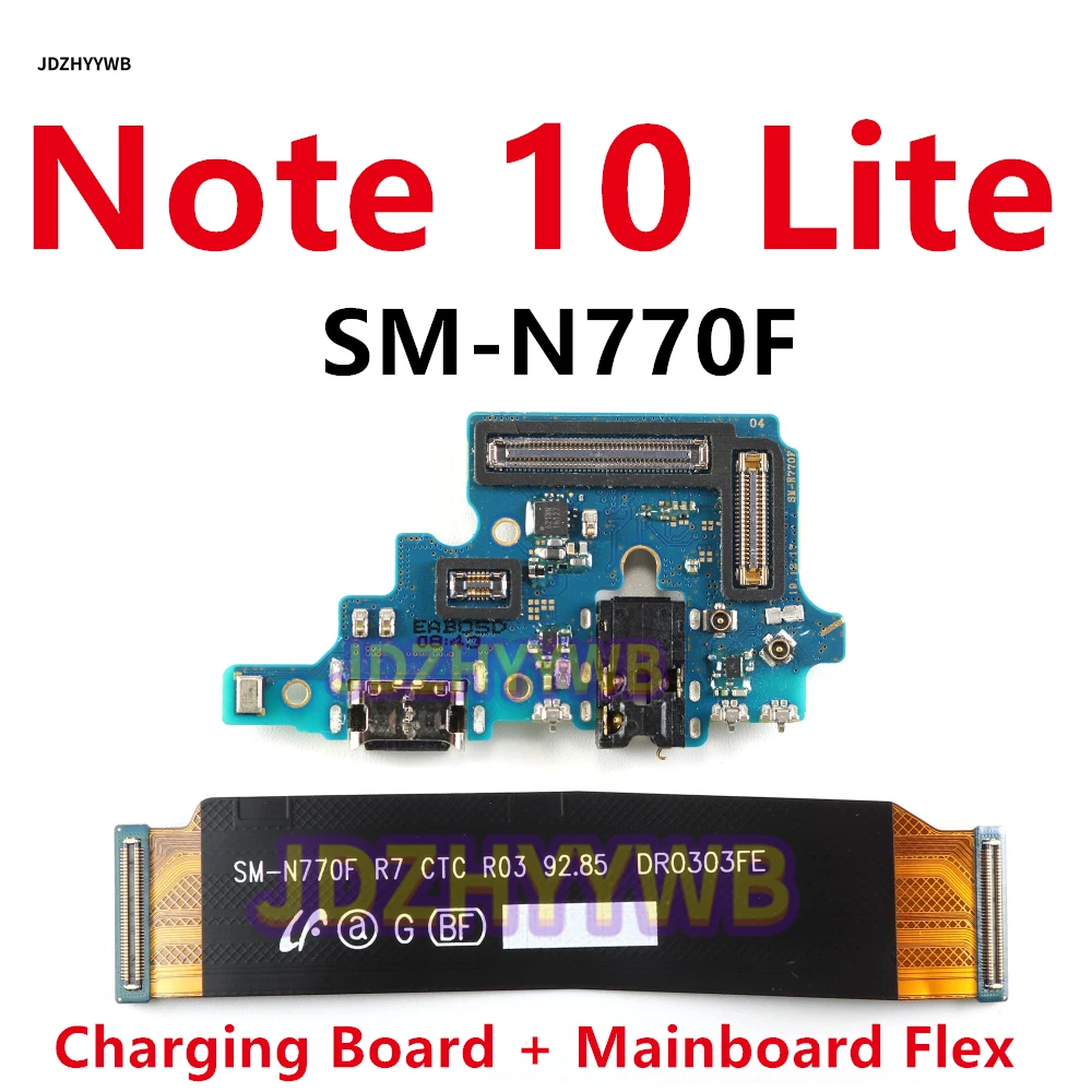 

Main Board Motherboard Connector Flex Cable For Samsung Galaxy Note10 Note 10 Lite N770F USB Charging Board Port Flex Cable