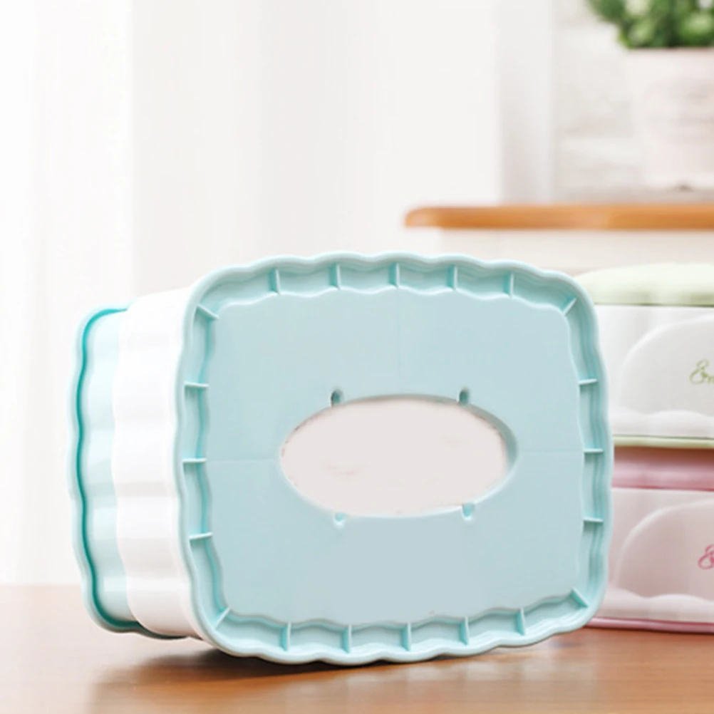 

1pc Pp Material Desktop Tissue Box Compact Storage For Home Living Room Paper Towel Organizer Useful Tissue Container