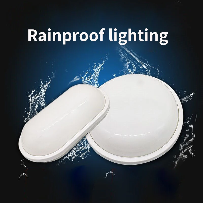 Surface mounted waterproof downlight outdoor led outdoor panel light bathroom toilet balcony canopy ceiling light