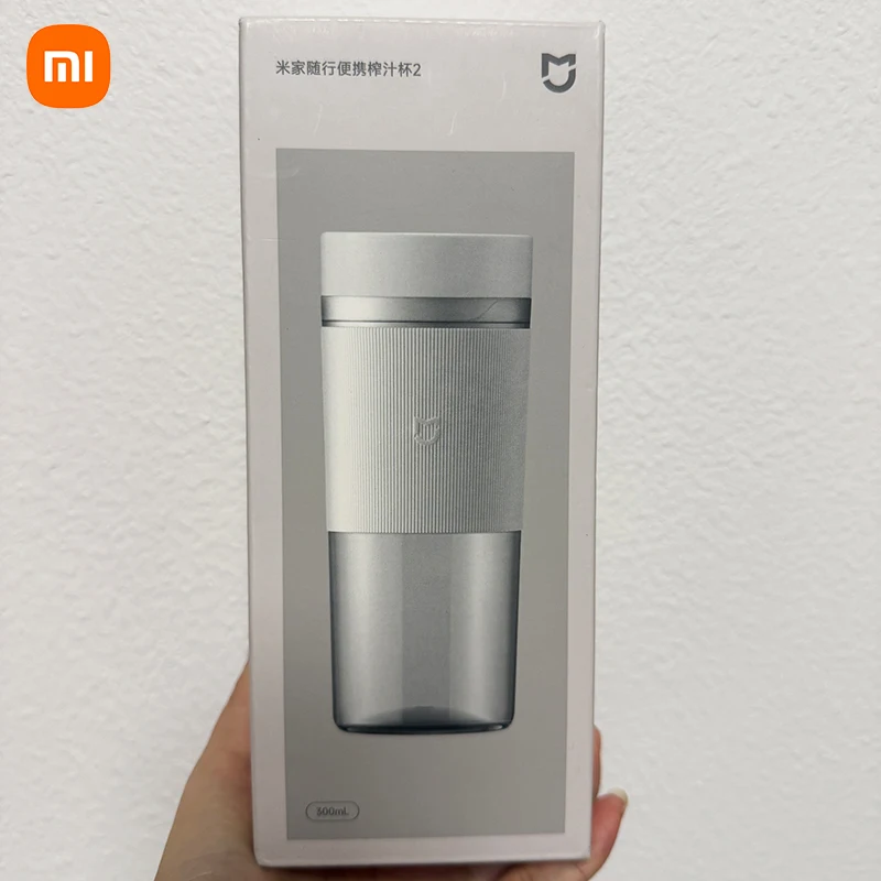 Xiaomi Mijia Tragbare Entsafter Tasse 2 300 ML Stereoskopischen Eis Cutter Kopf Leistungsstarke Motor 1300 mAh Wireless Outdoor Hause entsaften Tasse
