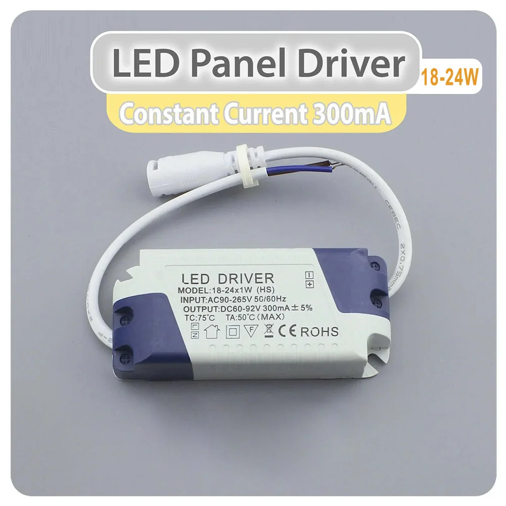 300mA Drive Power Led 18W-24W LED Driver 24W 300mA 3W 6W Constant Current DC Drive Power Led Light Accessories
