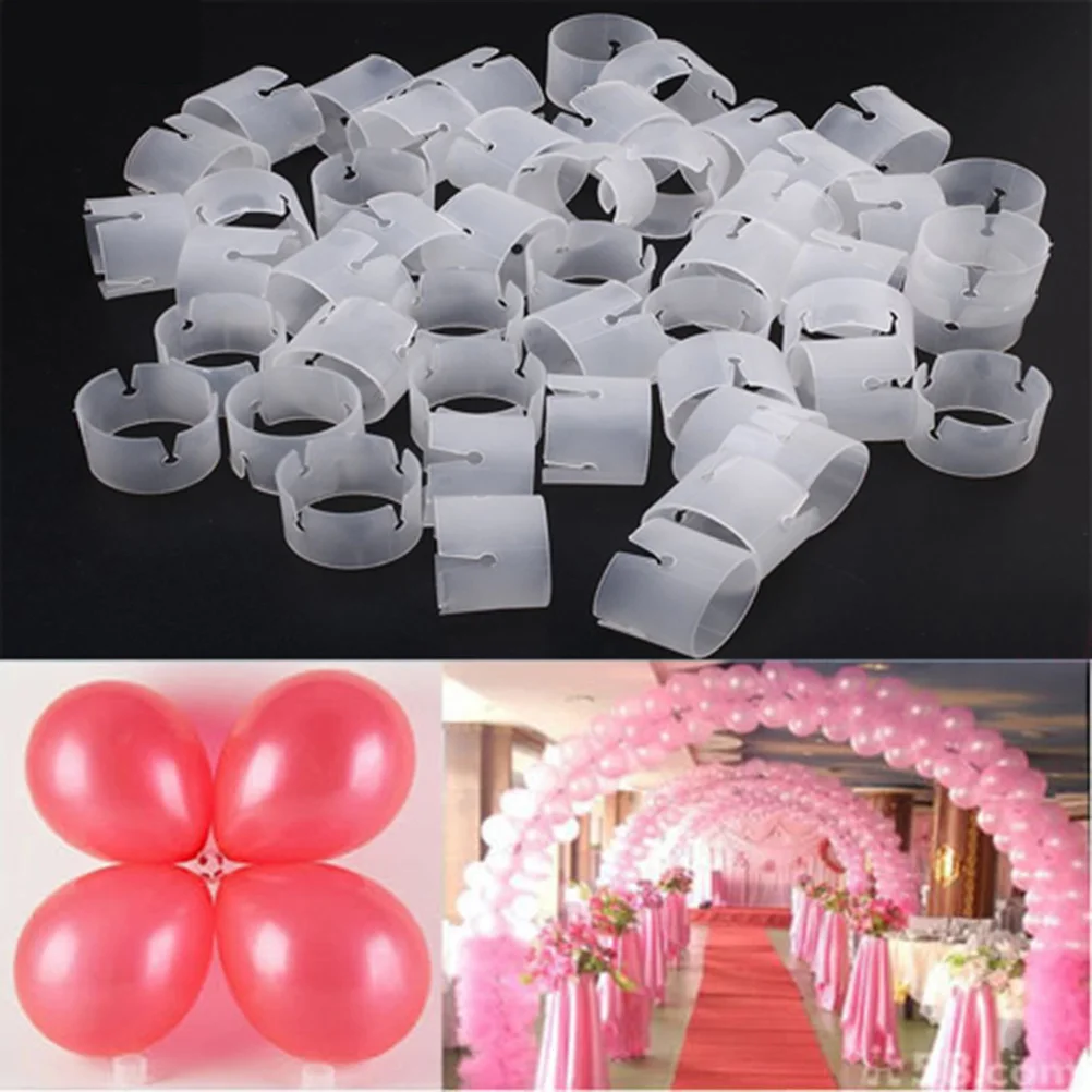 

20Pcs Balloon Clip Rings Reusable Connectors for Balloon Arches Columns Party Event Decorations Festive Setup Tools