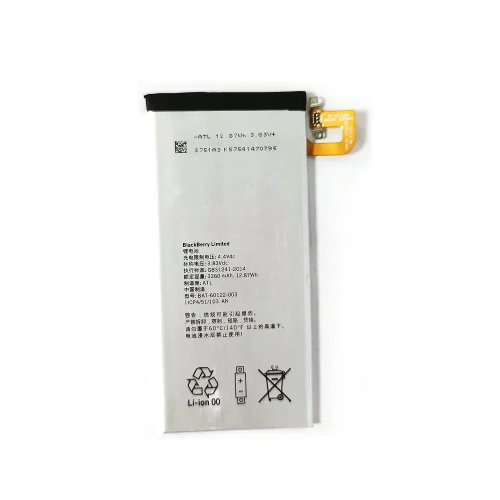 New  3.8V 3360mAh BAT-60122-003 Battery For BlackBerry Priv Mobile Phone