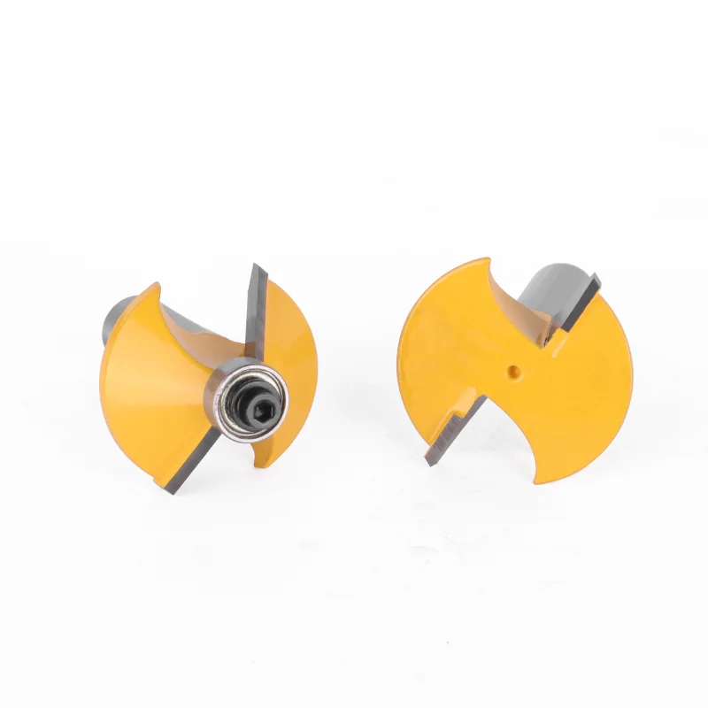 YUSUN Chamfer Stile&Rail Set Router Bit Woodworking Milling Cutter For Wood Bit Face Mill Carbide Cutter End Mill