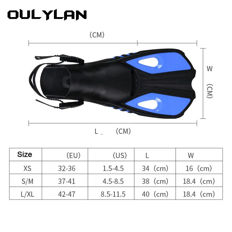 Oulylan  Diving Glasses HD Anti Fog Scuba Mask Underwater Professional Scuba Diving Mask EquipmentSnorkeling Snorkel Flippers