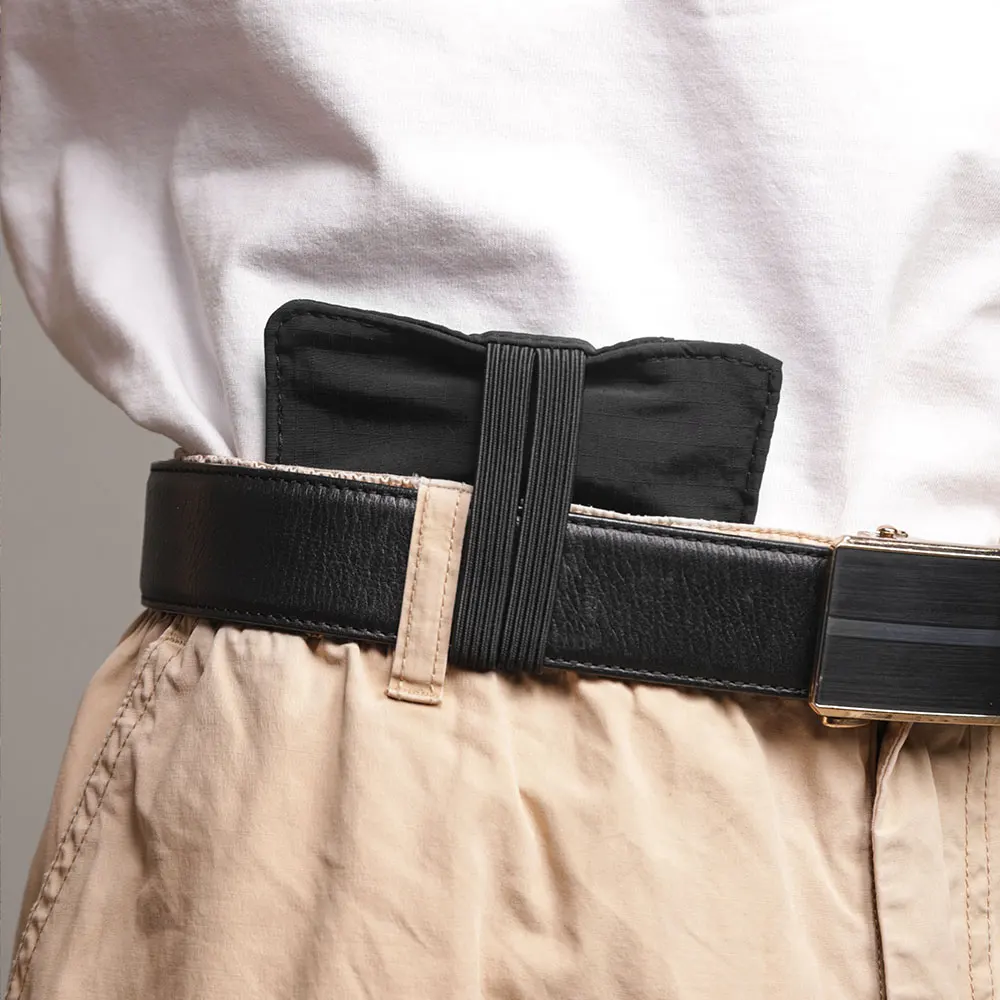 RFID Blocking Money Belt Travel Pouch, Small Wallet for Credit Card, ID, Cash, Concealed Bag Holder for Women & Men