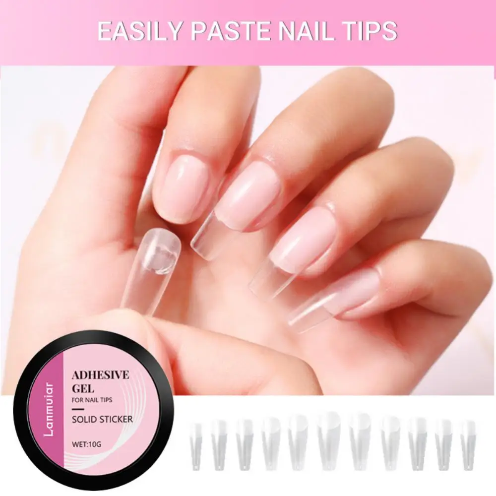 1 ~ 4 Stuks Snelle Stok Nail Tips Lijm Gemakkelijk Te Gebruiken Solide Viscose Modellering Tool Nail Art Online Winkelen Populair Kristal