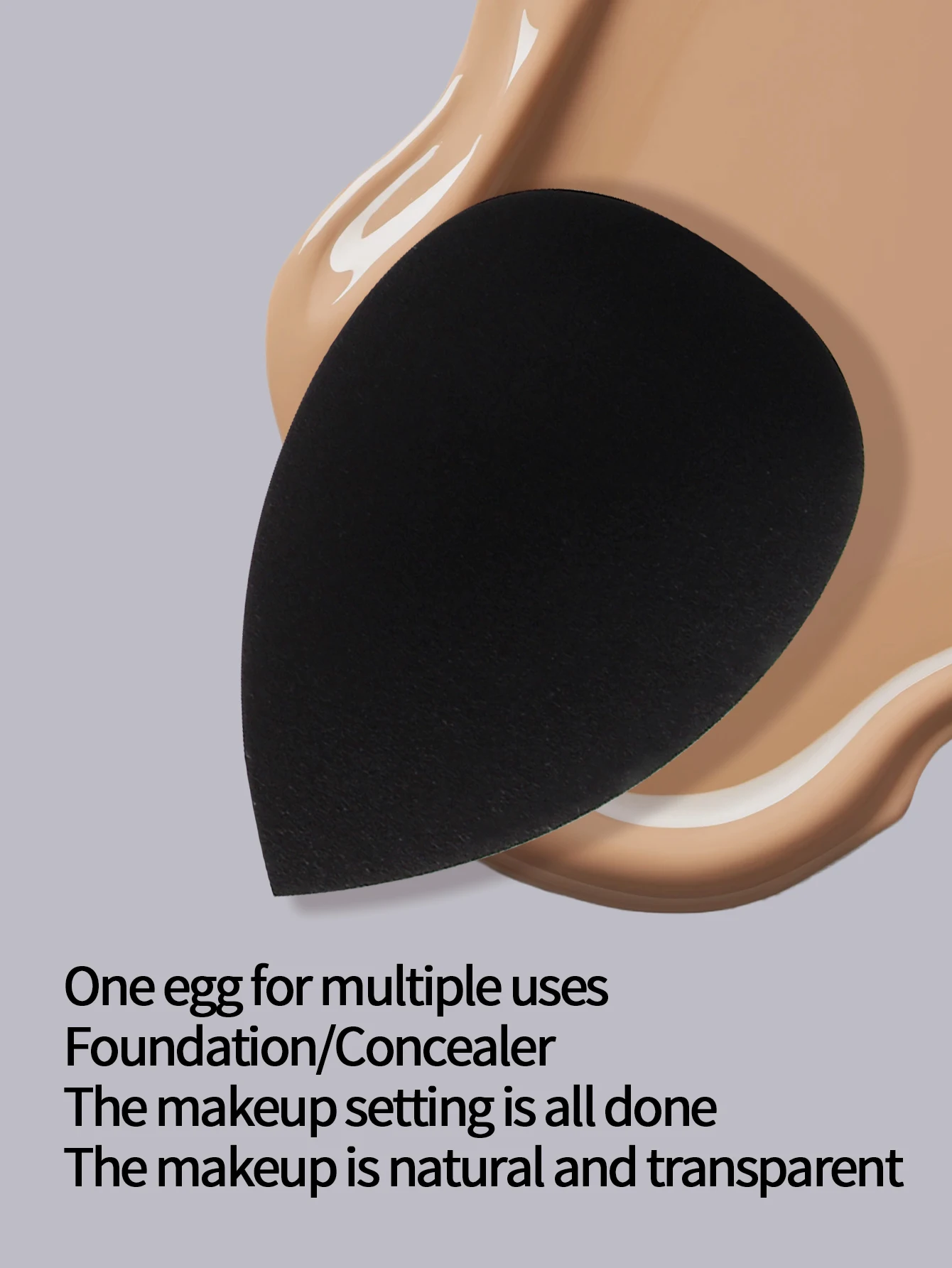 12 sztuk czarnych gąbek do makijażu w kształcie jajka, gąbka do makijażu do stosowania na sucho i na mokro, przenośny zestaw puszek do pudru dla początkujących