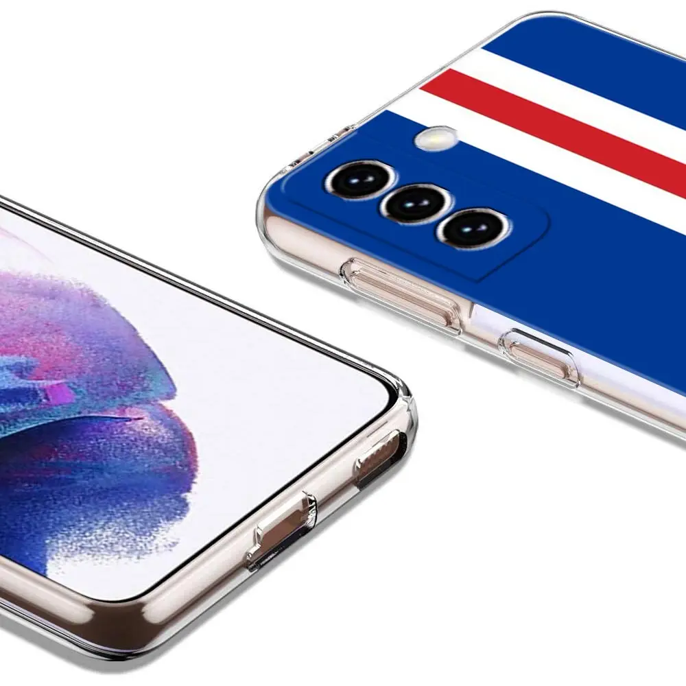 كيب فيردي العلم قضية الهاتف لسامسونج غالاكسي S25 S24 زائد S23 FE S22 S21 S20 الترا 5G S10 S10E لينة واضح غطاء #5