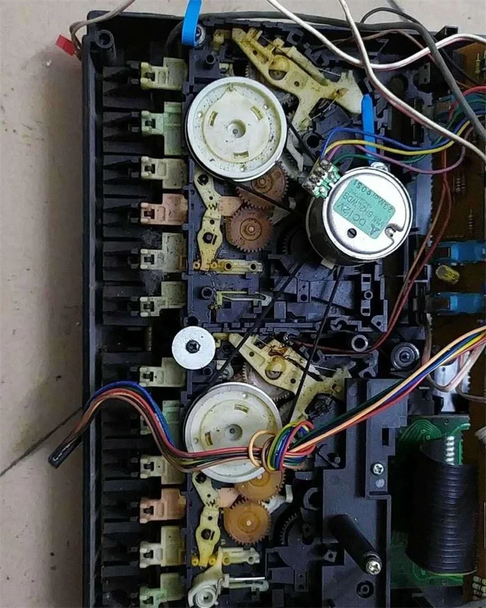 ل فيليبس كاسيت مسجل D8303 D8403 D8268 D8269 D7160 D7140 D8040 D8437 D8443 D8543 D8334 2 مللي متر ثقب 3 قطعة ترس الحركة