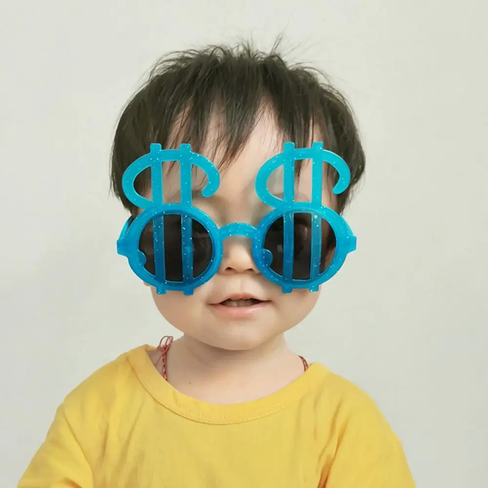 Funny Dollar Sign Glasses for Kids Adults Photo Props Birthday Decorations Toys